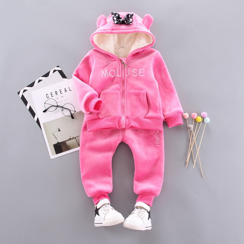 Girls Warm Clothes Set