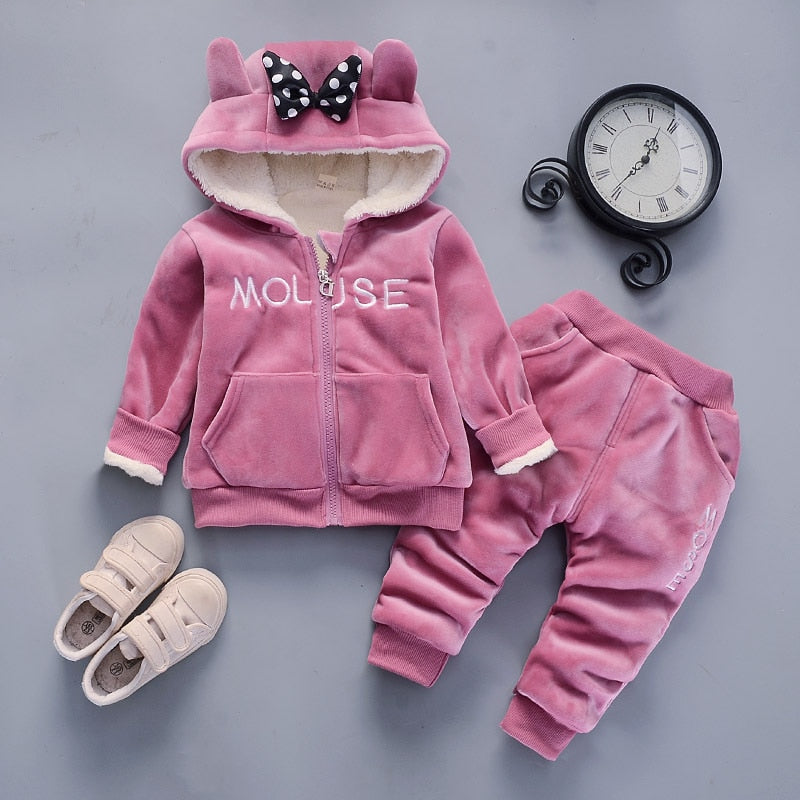 Girls Warm Clothes Set