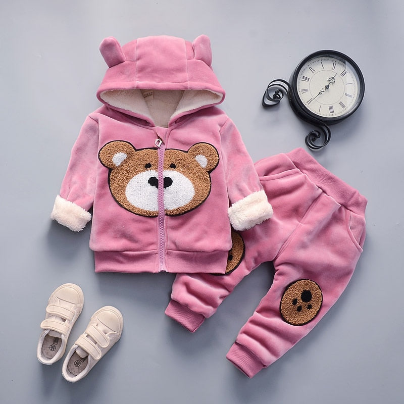 Girls Warm Clothes Set
