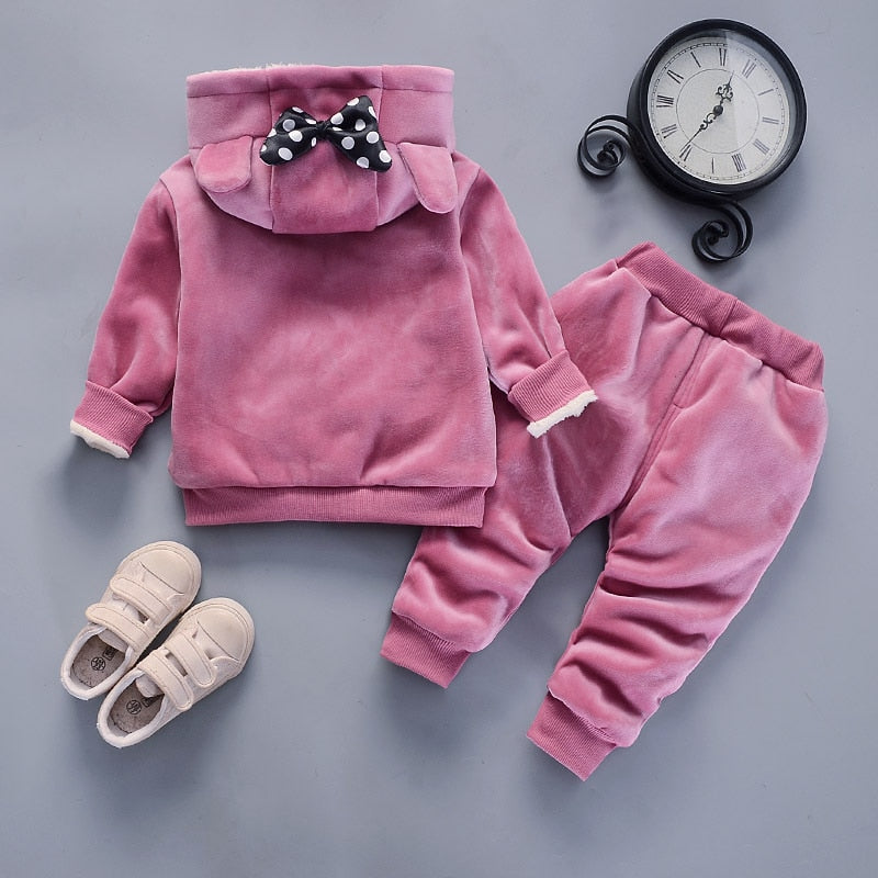 Girls Warm Clothes Set