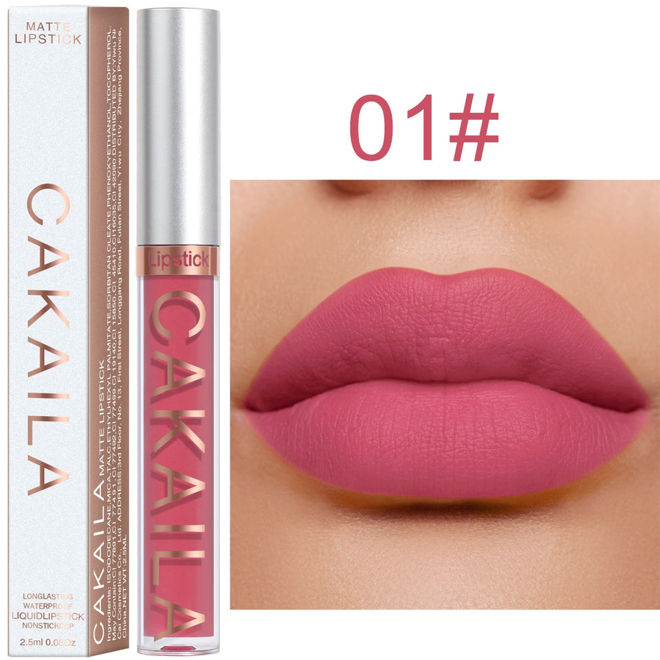 Matte Pink Velvet Lipstick