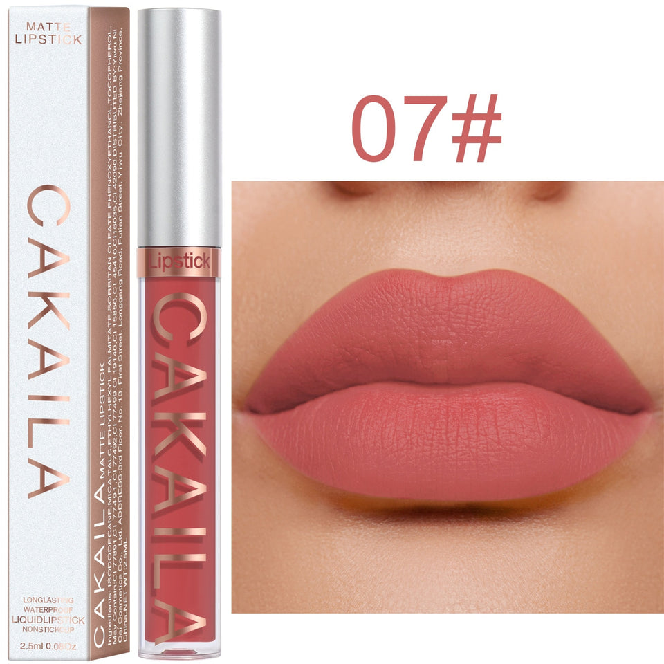 Matte Pink Velvet Lipstick