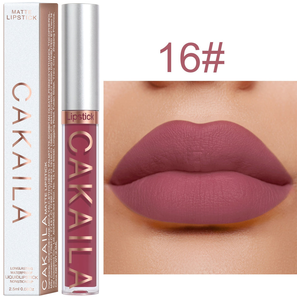 Matte Pink Velvet Lipstick