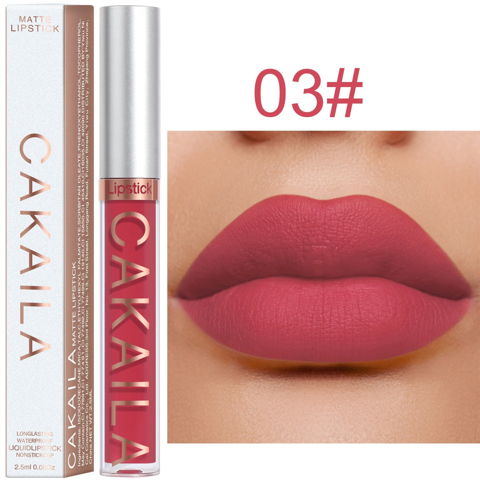Matte Pink Velvet Lipstick